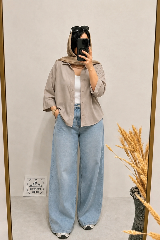 شومیز پری شیشه ای مدل سایه