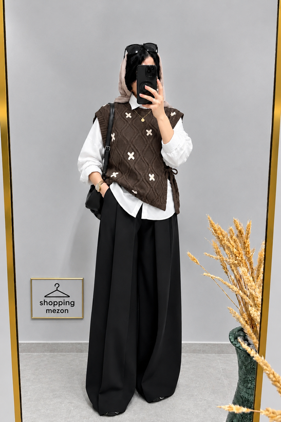 ژیله بافت پاییزه مدل یاسی