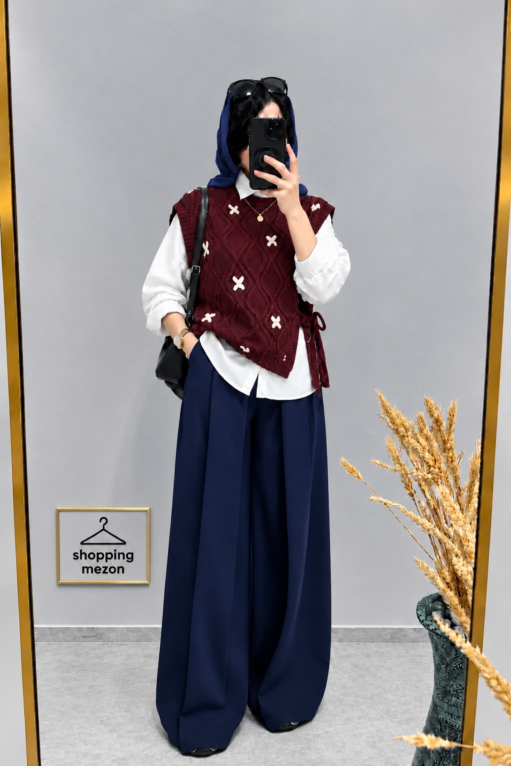ژیله بافت پاییزه مدل یاسی