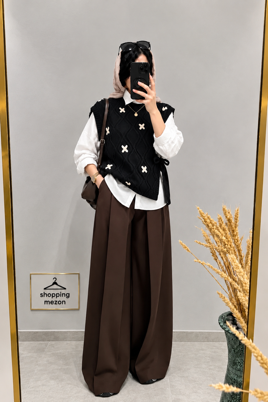 ژیله بافت پاییزه مدل یاسی