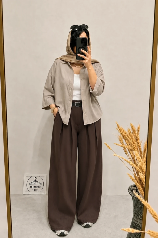 شلوار فول بگ صنم