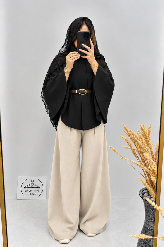 پانچو پاییزه مدل هلیا